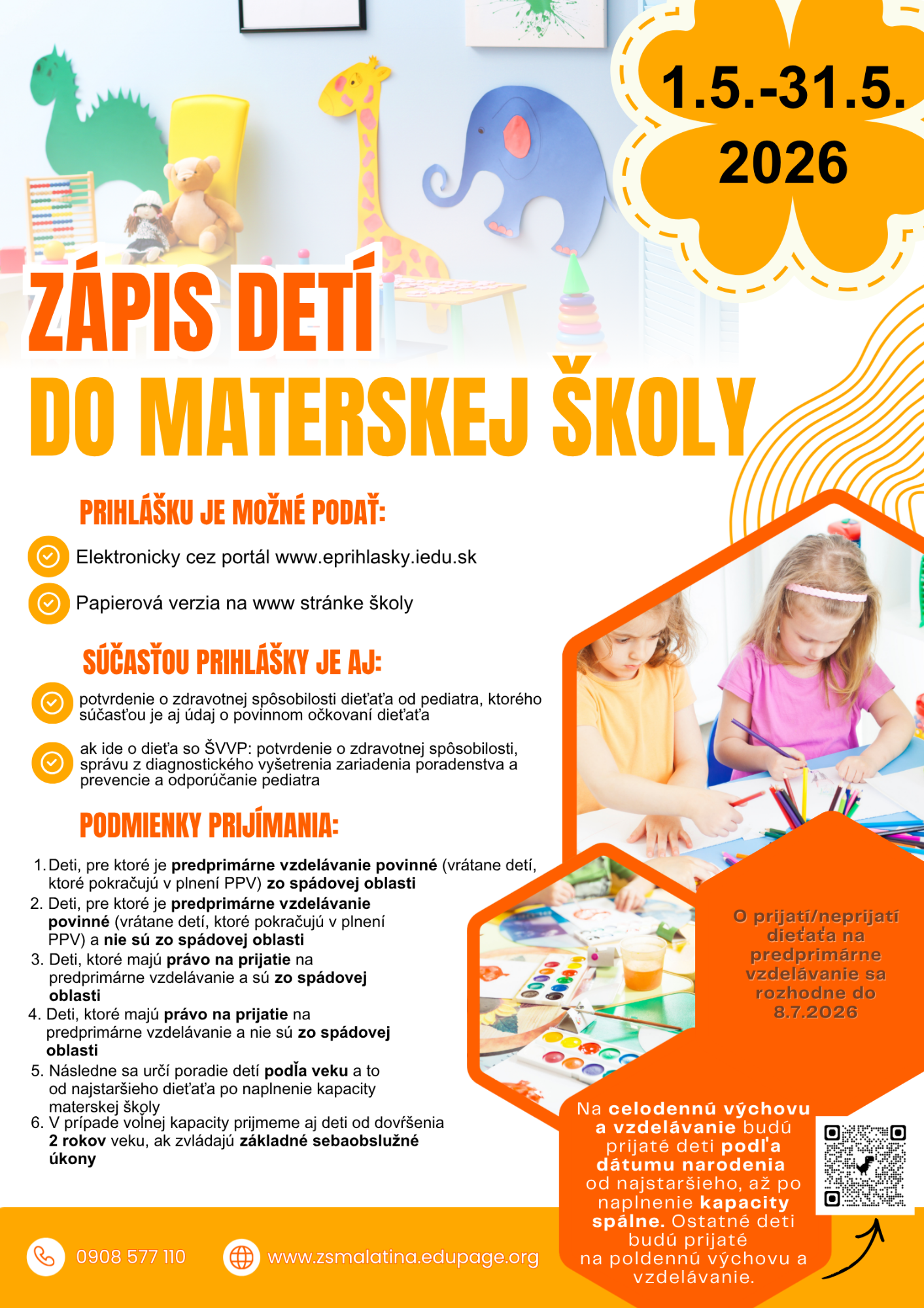 Zápis do materskej školy - Obrázok 1