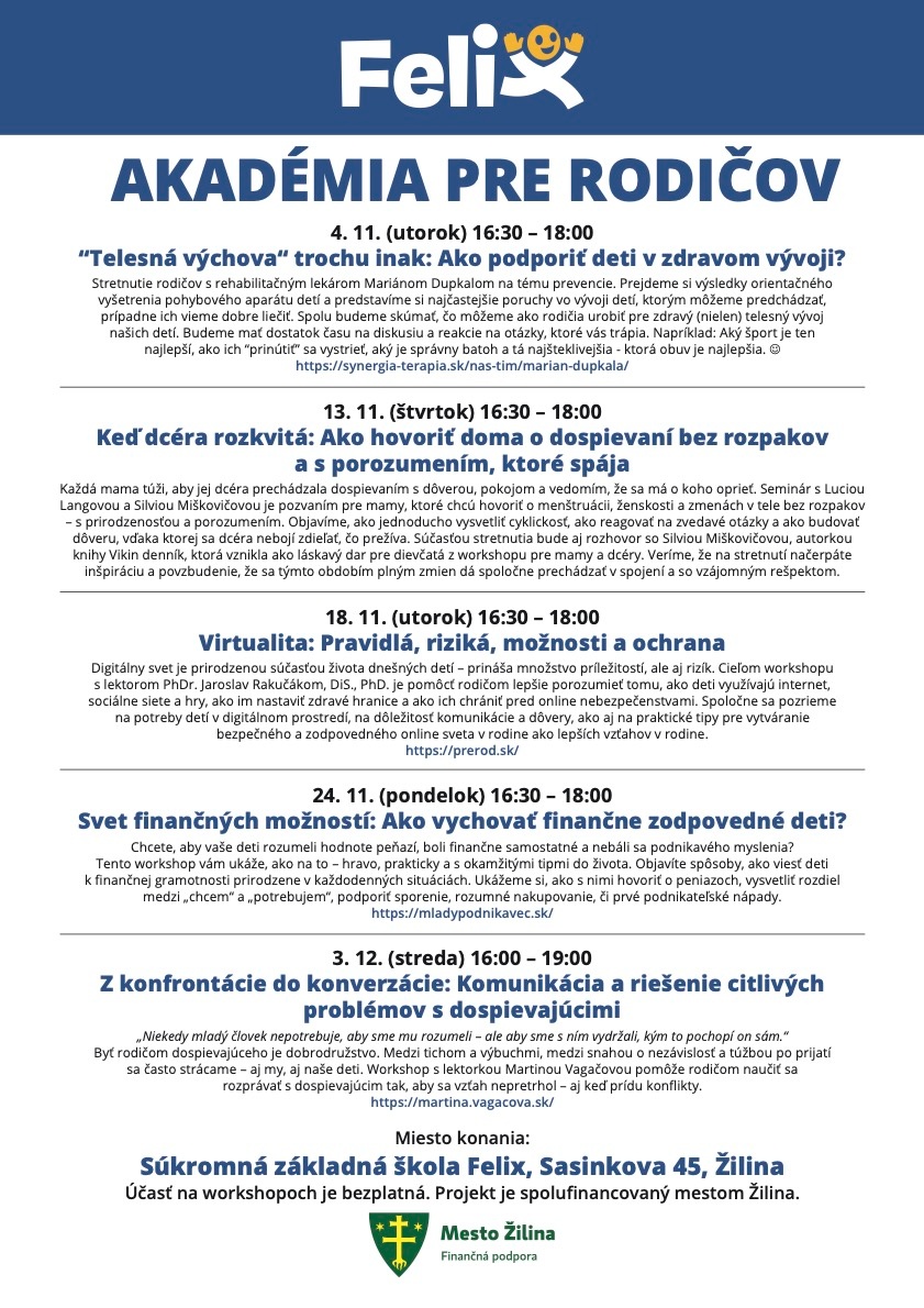 Akadémia pre rodičov - Obrázok 1