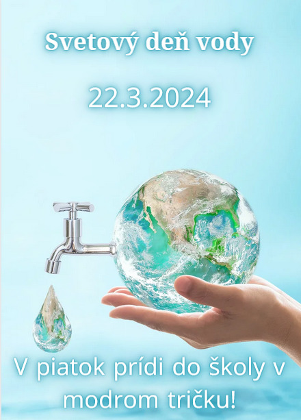 Svetový deň vody 22.3.2024 - Obrázok 1