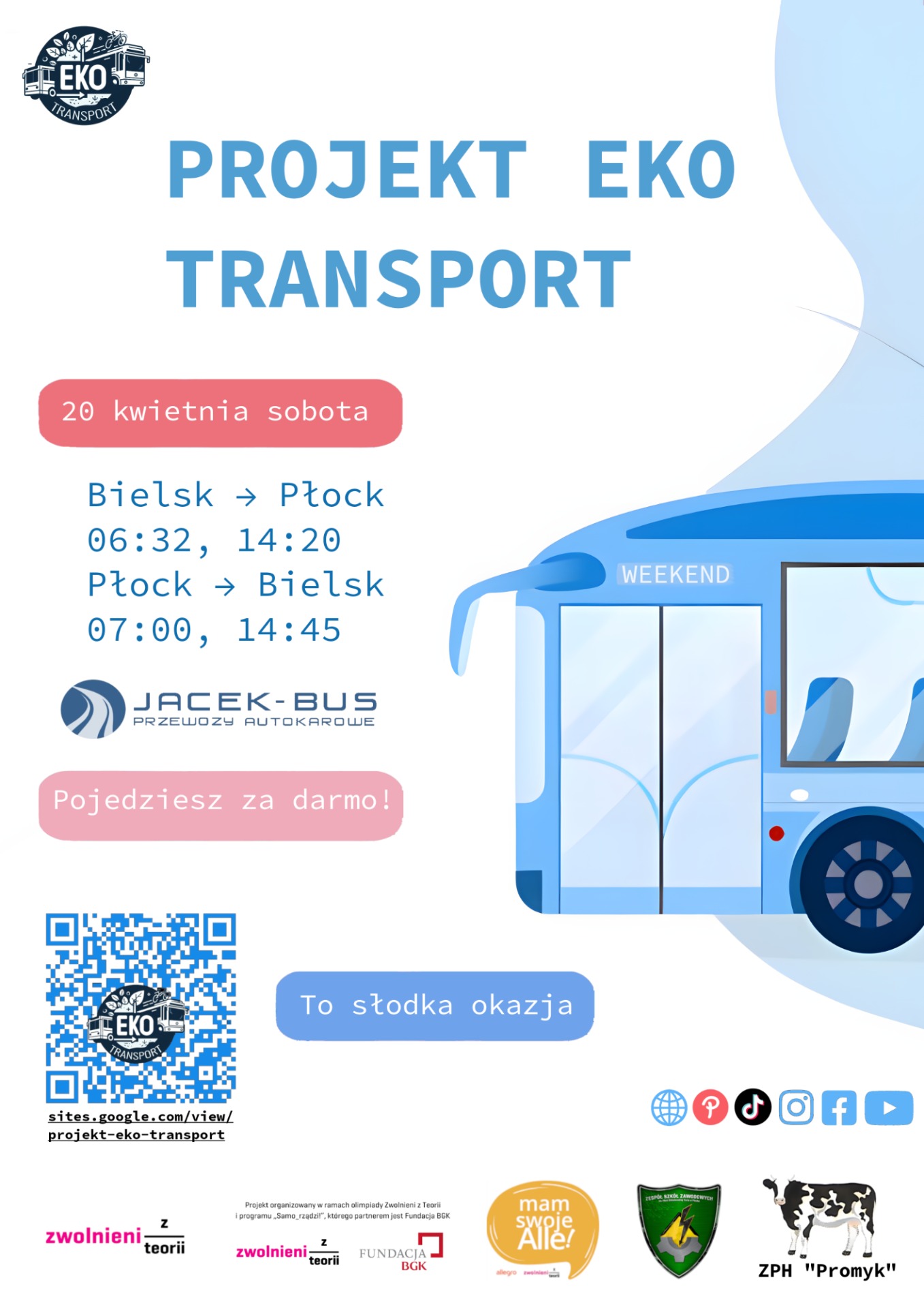 Projekt Eko Transport - plakat