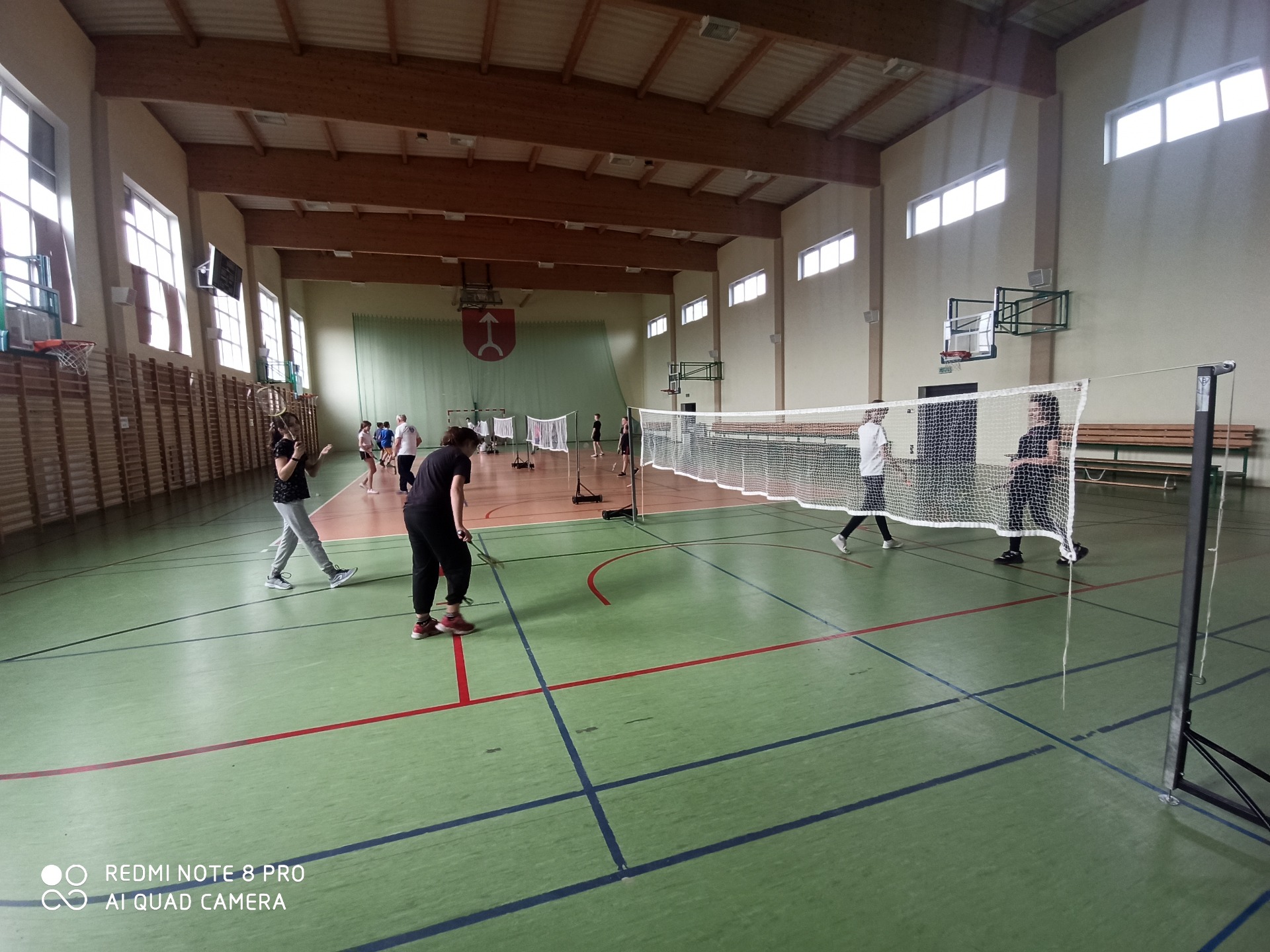 Szkolenie  badmintonowe  dla zawodników Uczniowskiego Klubu Sportowego Zasutowo z dotacji Gminy Nekla  - Obrazek 6