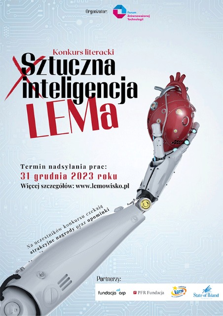 Ogólnopolski konkurs literacki- "Sztuczna inteligencja Lema" - Obrazek 1