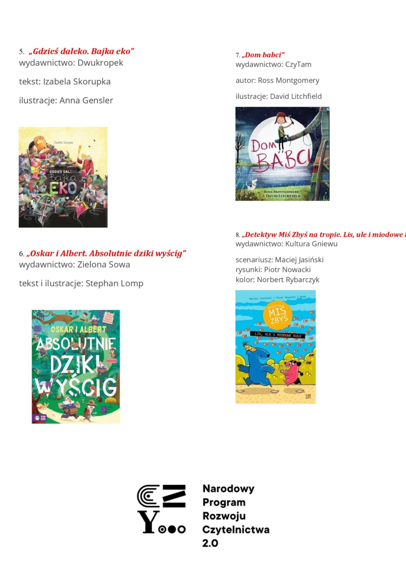 Lista Pięknych i Wartościowych książek dla przedszkolaków - Obrazek 2