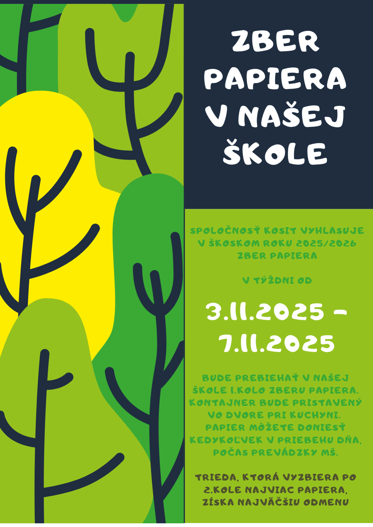 Zber papiera 1.kolo - Obrázok 1