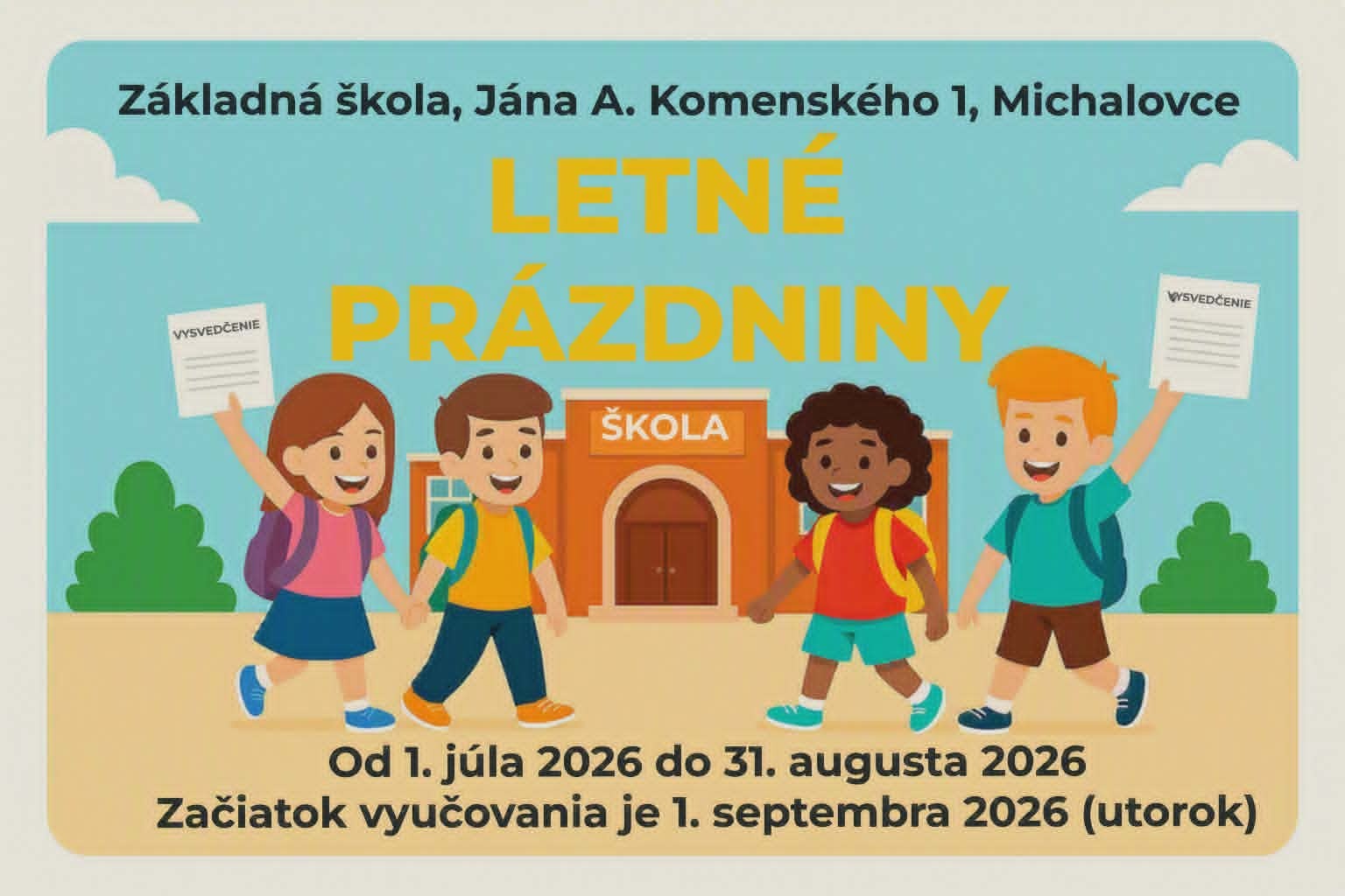 Letné prázdniny - Obrázok 1