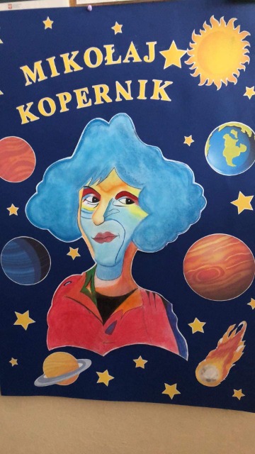 Plakat: Kopernik w technice futurystycznej