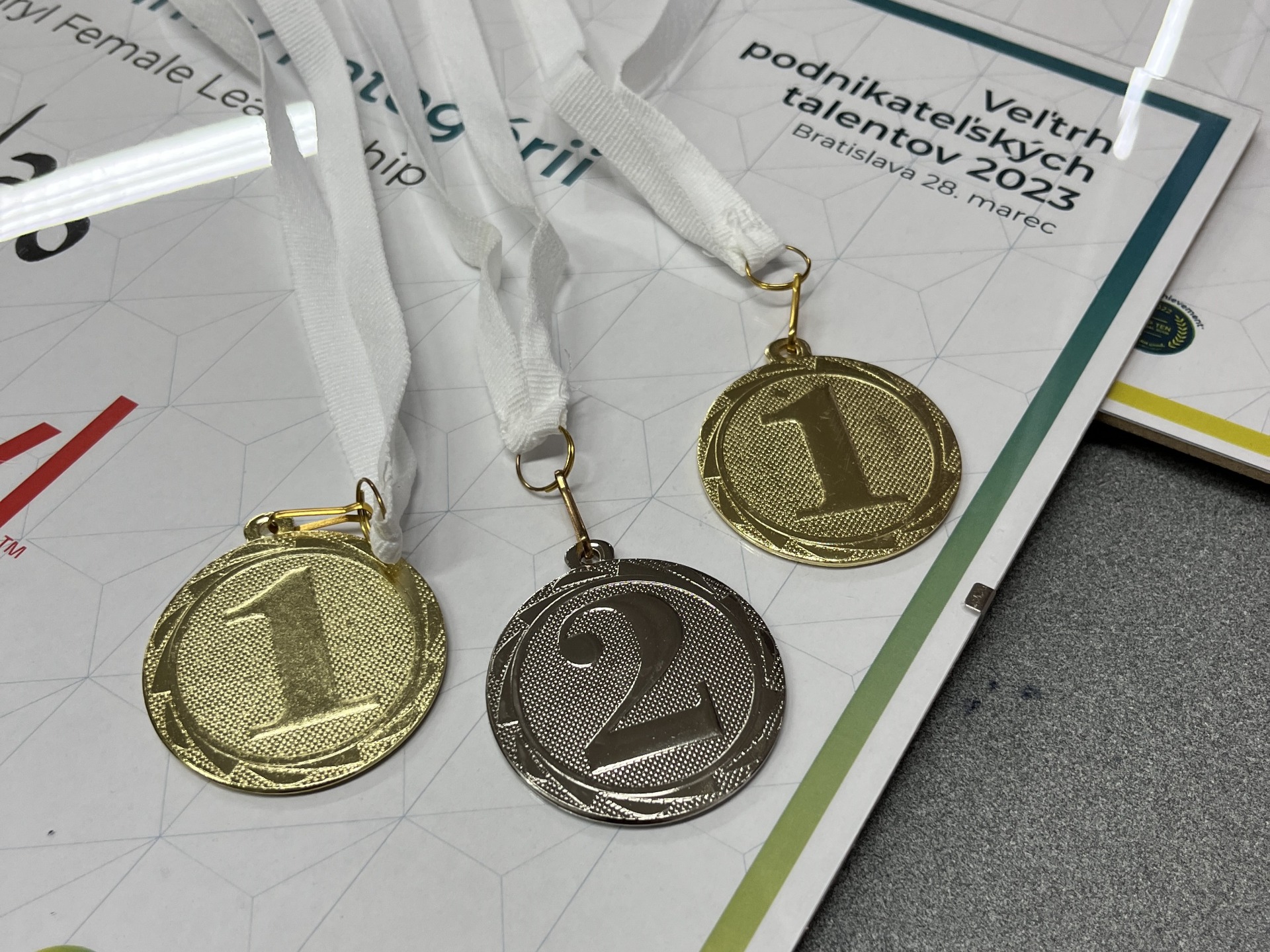 Tri medaily na Veľtrhu podnikateľských talentov 2023 - Obrázok 2