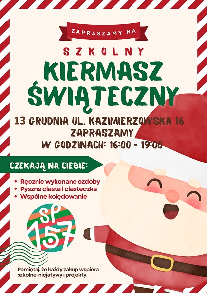 Zapraszamy na Kazimierzowską na Kiermasz Świąteczny! - Obrazek 1