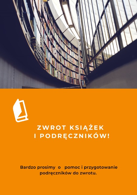 Zwrot podręczników i zaległych książek do biblioteki! - Obrazek 1