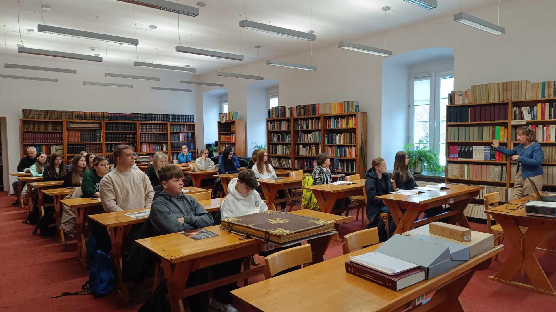 Lekcja biblioteczna w Kielcach - Obrazek 1