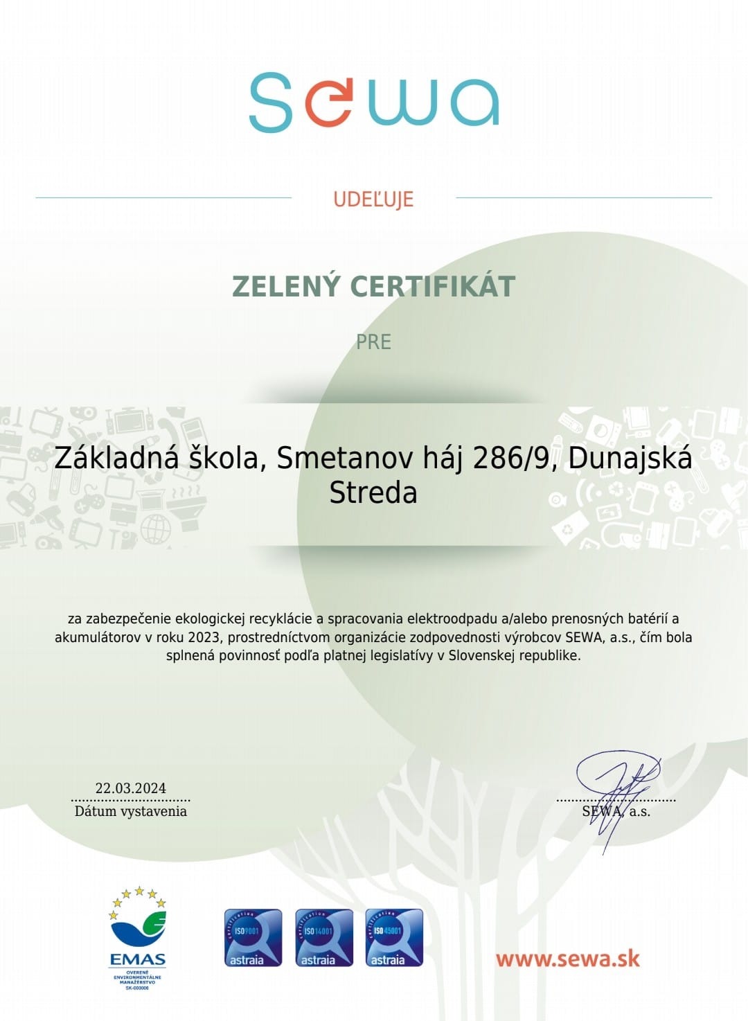 Zelený certifikát - Obrázok 2