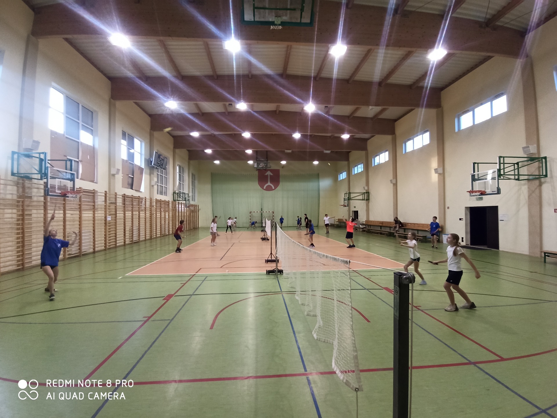 Treningi badmintona w Zespole Szkół w Zasutowie - UKS Zasutowo - Obrazek 3