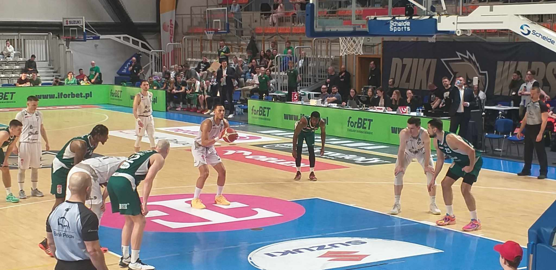Mecz koszykówki w ramach rozgrywek Orlen Basket Ligi mężczyzn