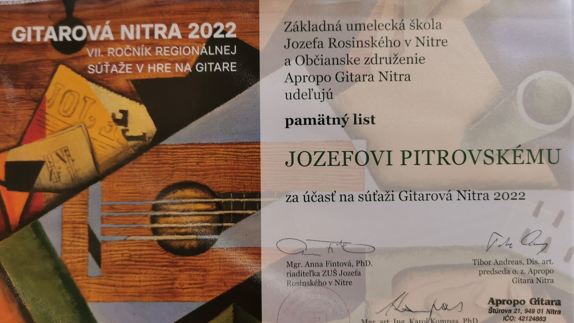 Gitarová Nitra 2022 - Obrázok 1