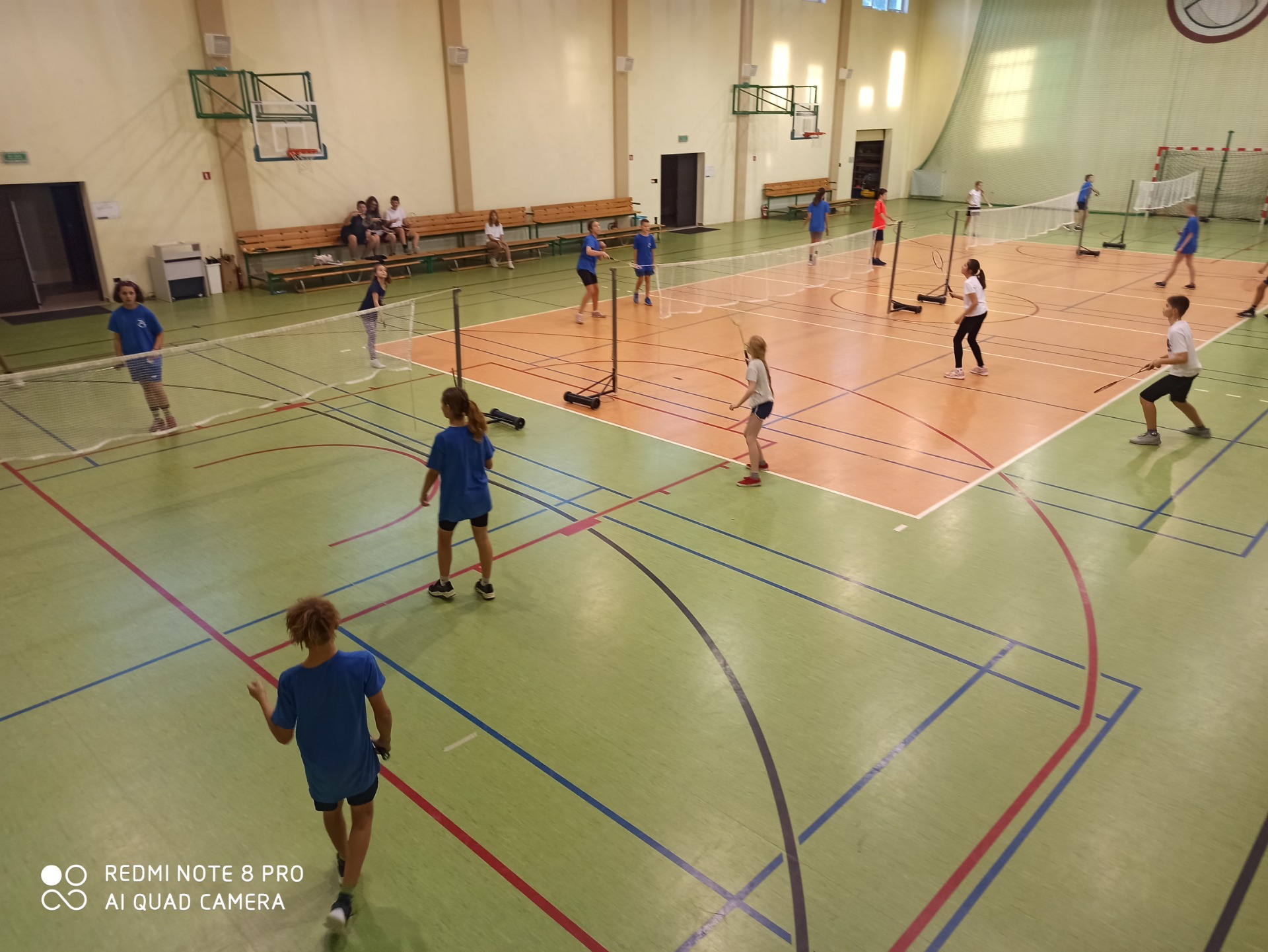 Treningi badmintona w Zespole Szkół w Zasutowie - UKS Zasutowo - Obrazek 4