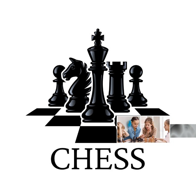 Infografika - figury szachowe z napisem chess