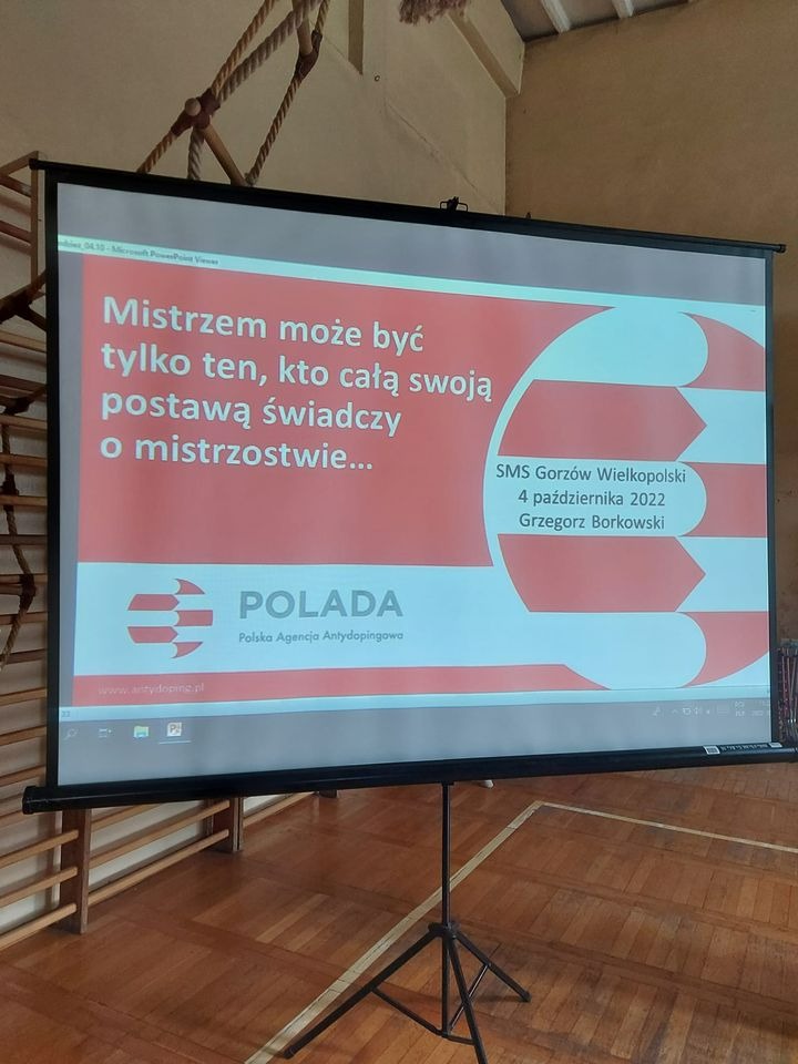 Spotkanie z Polską Agencją Antydopingową POLADA. - Obrazek 3