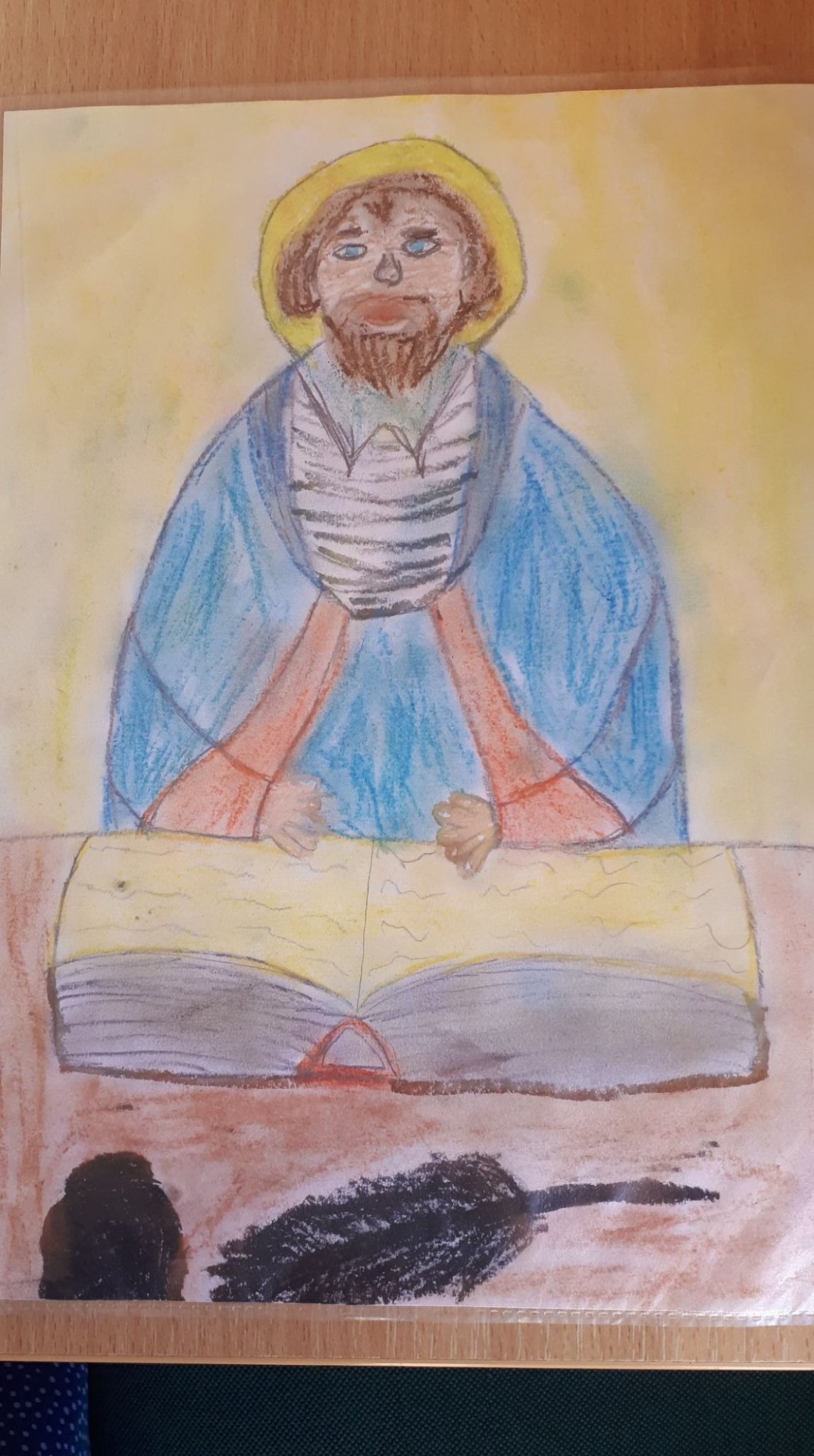 Portret św. Jana Kantego narysowany przez Jakuba